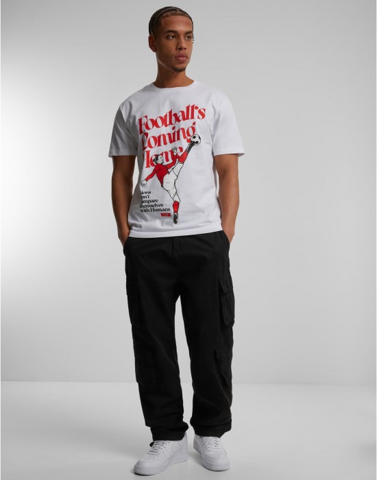 Тениска Footballs Coming Home Lions Tee white XXL