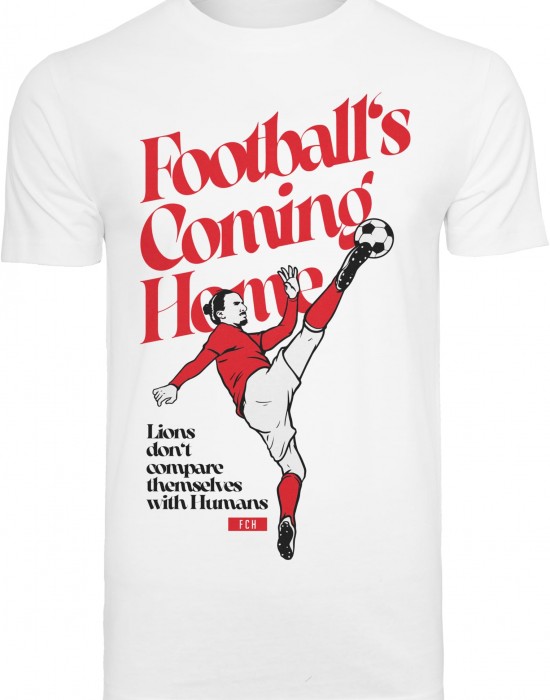 Тениска Footballs Coming Home Lions Tee white XXL