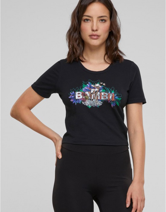 Тениска Ladies Disney 100 Bambi Tee black XXL