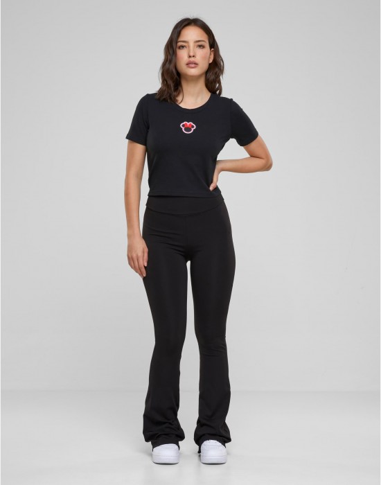 Тениска Ladies Disney 100 Minnie Badge Tee black XXL