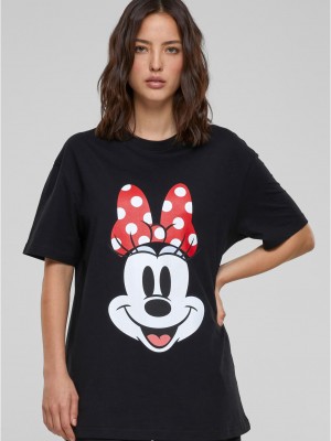 Тениска Ladies Disney 100 Minnie Smiles Tee black XXL