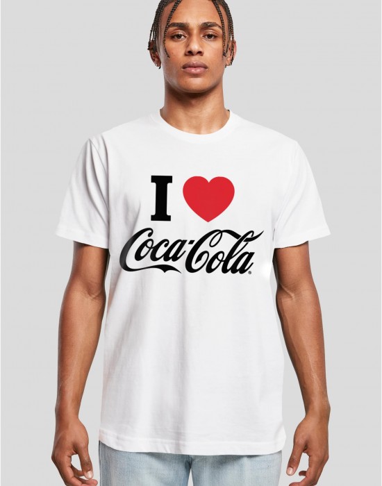 Тениска Coca Cola I Love Coke Tee white XXL