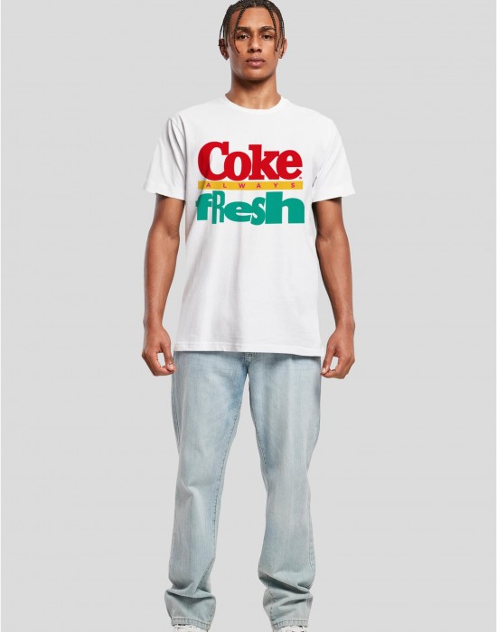 Тениска Coca Cola 90's Logo Tee white XXL
