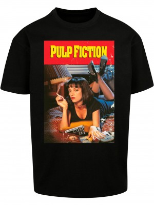 Тениска Pulp Fiction Poster Oversize Tee black XXL