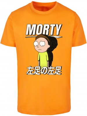 Тениска Rick and Morty Sad Morty Tee paradise orange XXL