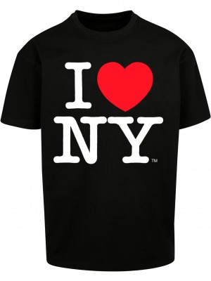 Тениска I Love NY Oversize Tee black XXL