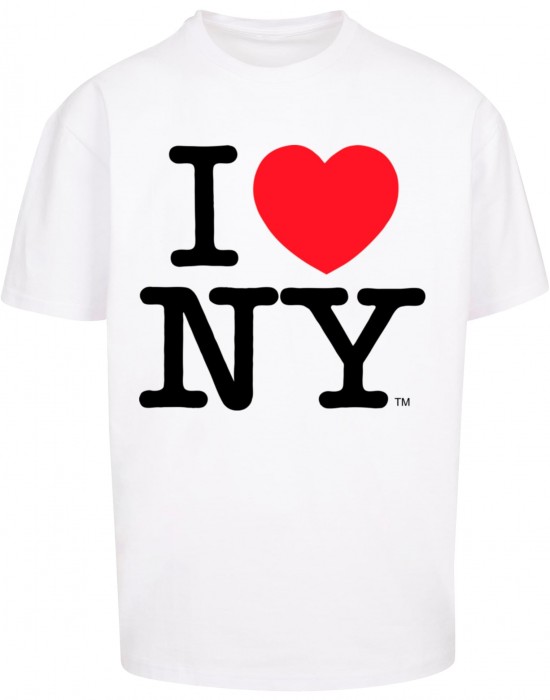 Тениска I Love NY Oversize Tee white XXL