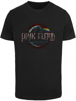 Тениска Pink Floyd Dark Side of the Moon Circular Logo Tee black XXL
