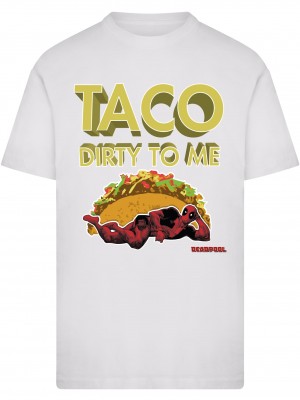 Тениска Deadpool Taco Tee white XXL