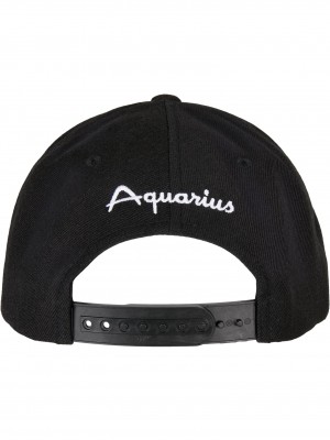 Шапка с козирка Zodiac YP Classics 5-Panel Premium Curved Visor Snapback Cap aquarius one size