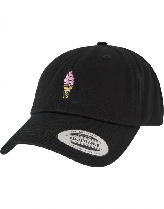 Шапка с козирка Ice Cream Dad Cap black one size
