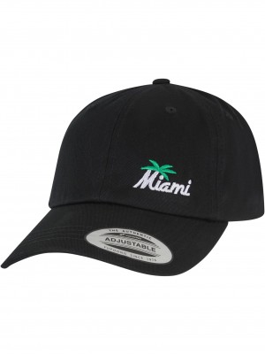 Шапка с козирка Miami Palm Tree Dad Cap black one size