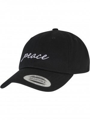 Шапка с козирка Peace Dad Cap black one size