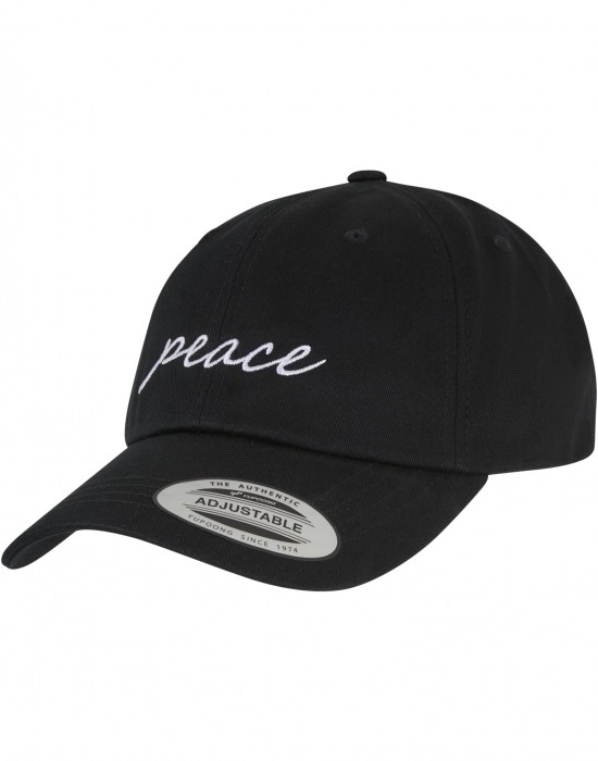 Шапка с козирка Peace Dad Cap black one size