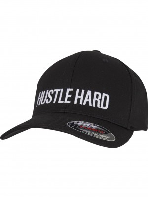 Шапка с козирка Hustle Wording Flexfit Cap black XXL