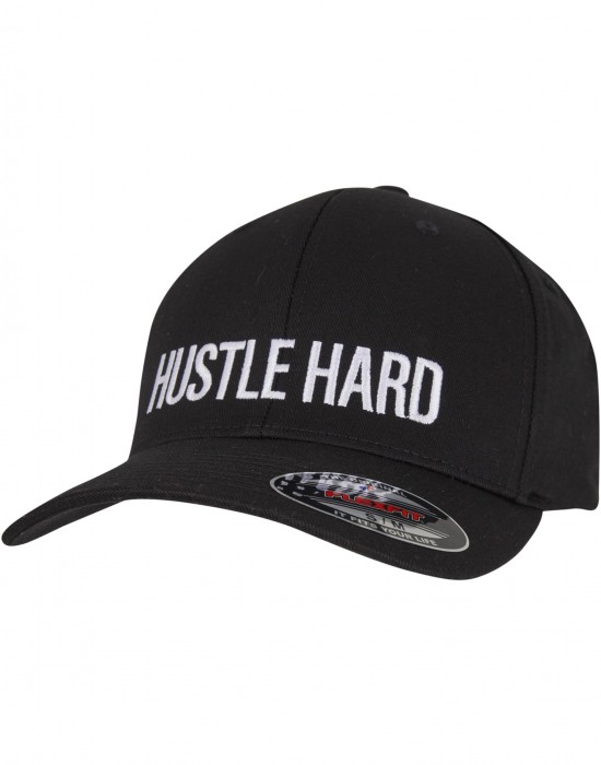 Шапка с козирка Hustle Wording Flexfit Cap black XXL
