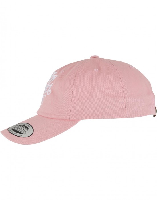 Шапка с козирка Upscale Baby don't Cry Dad Cap pink one size