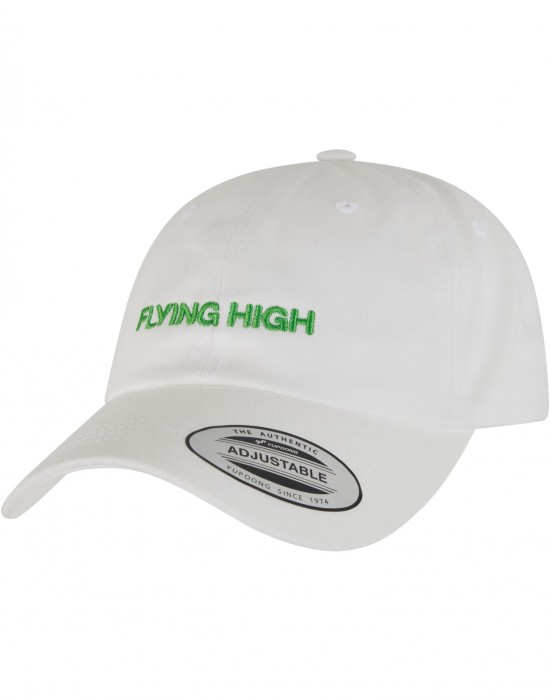 Шапка с козирка Upscale Flying High Dad Cap white one size