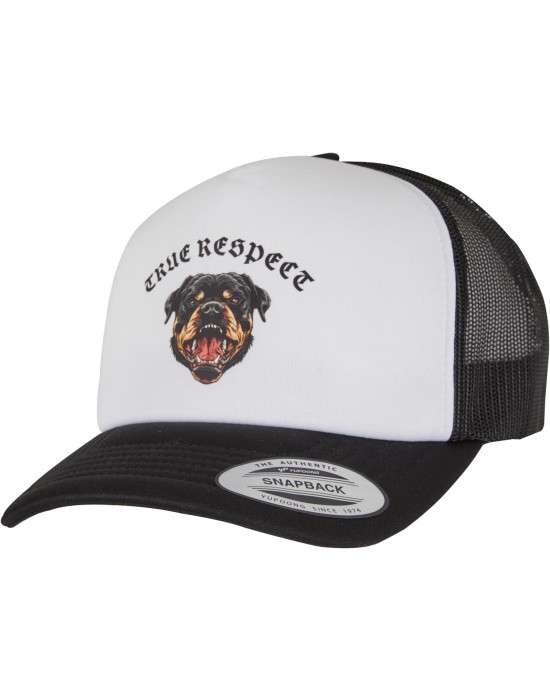 Шапка с козирка True Respect Foam Trucker Cap black/white/black one size