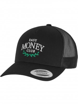 Шапка с козирка 5-Panel Retro Trucker CapEasy Money Club black one size