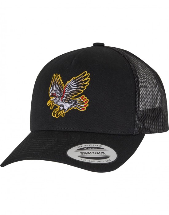 Шапка с козирка Bravery Eagle Trucker Cap5-Panel Retro Trucker Cap black one size