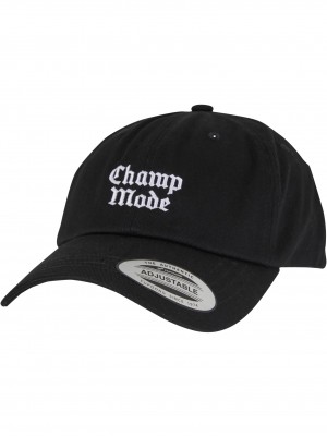 Шапка с козирка Champ Mode Dad Cap Low Profile Cotton Twill black one size