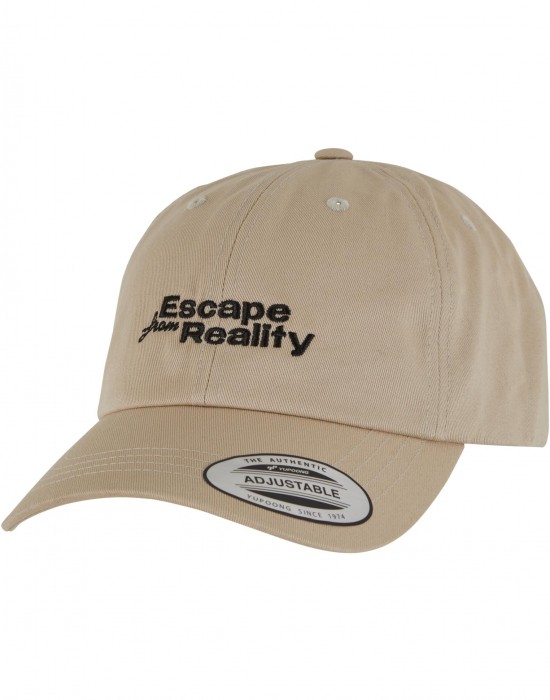 Шапка с козирка Escape From Reality Low Profile Cotton Twill stone one size