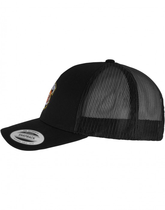 Шапка с козирка Detroit Tiger Head Patch 5-Panel Retro Trucker Cap black one size