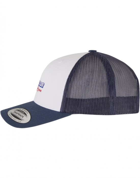 Шапка с козирка American Life Retro Trucker Cap navy/white/navy one size