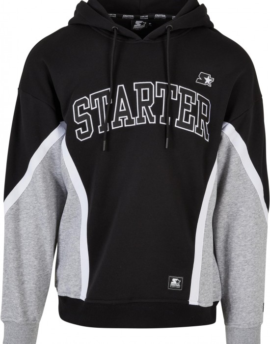 Суичър Starter Throwback Hoody black/heathergrey XXL