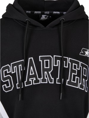 Суичър Starter Throwback Hoody black/heathergrey XXL