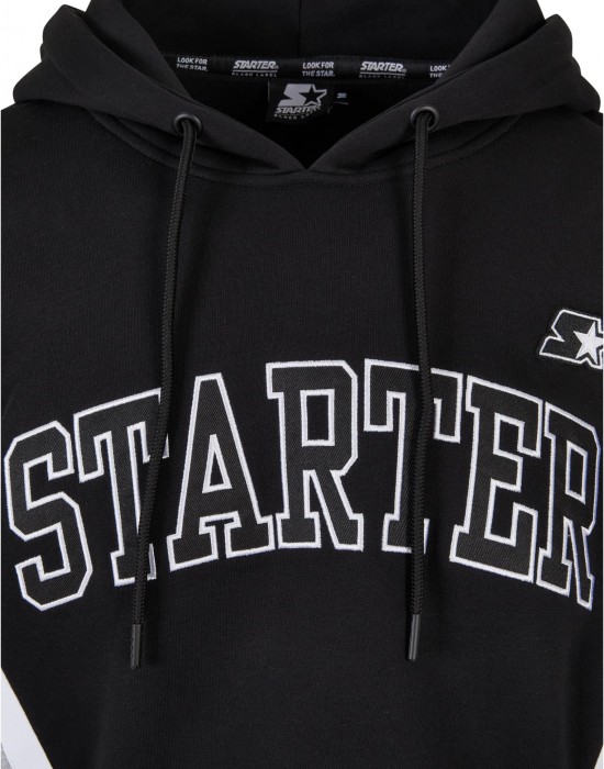 Суичър Starter Throwback Hoody black/heathergrey XXL