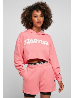 Дамски суичър късо худи Ladies Starter Cropped Hoody pinkgrapefruit XS