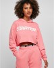 Дамски суичър късо худи Ladies Starter Cropped Hoody pinkgrapefruit XS