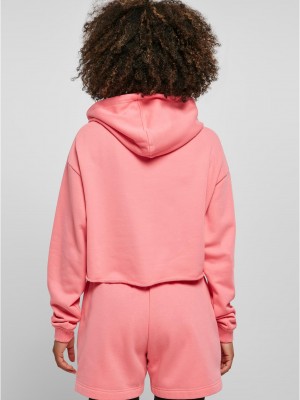 Дамски суичър късо худи Ladies Starter Cropped Hoody pinkgrapefruit XS