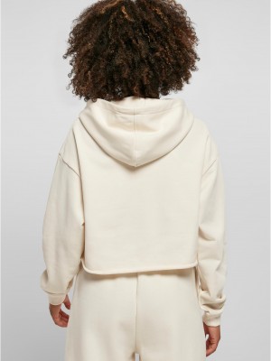 Дамски суичър късо худи Ladies Starter Cropped Hoody palewhite XS
