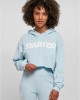 Дамски суичър късо худи Ladies Starter Cropped Hoody icewaterblue XS