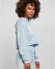 Дамски суичър късо худи Ladies Starter Cropped Hoody icewaterblue XS