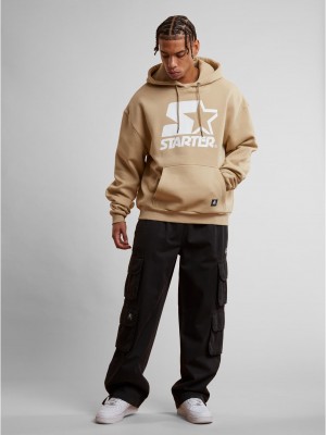 Суичър Starter Oversized Logo Hoodie dustysand XXL