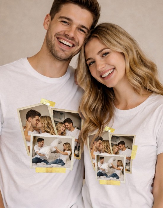 Тениска за двойки POLAROID COUPLE