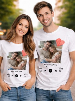 Тениска за двойки Valentines Love song