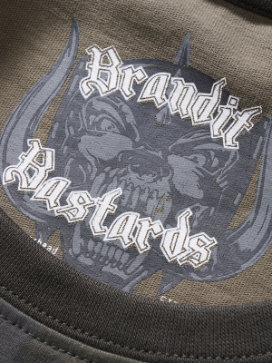 Тениска в цвят тъмен камуфлаж Motorhead Warpig Print