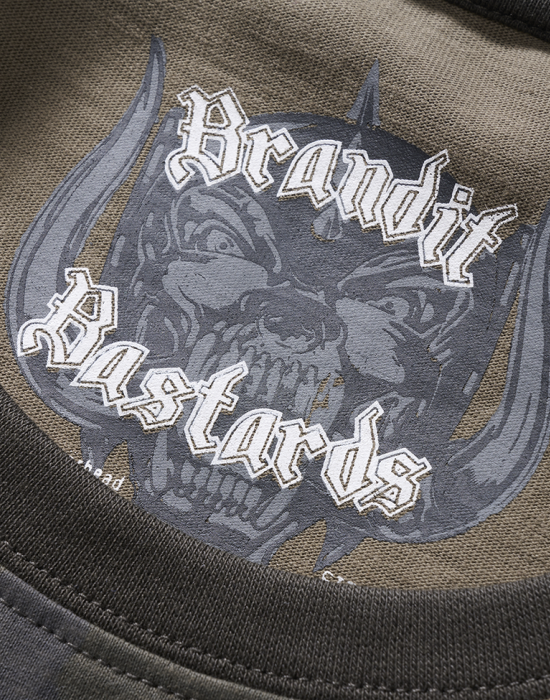 Тениска в цвят тъмен камуфлаж Motorhead Warpig Print