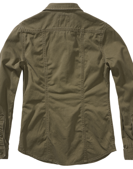 Дамска риза в масленозелено Brandit Vintageshirt