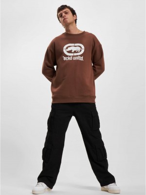 Худи без качулка Ecko Unltd. BASE Crewneck  bark XL