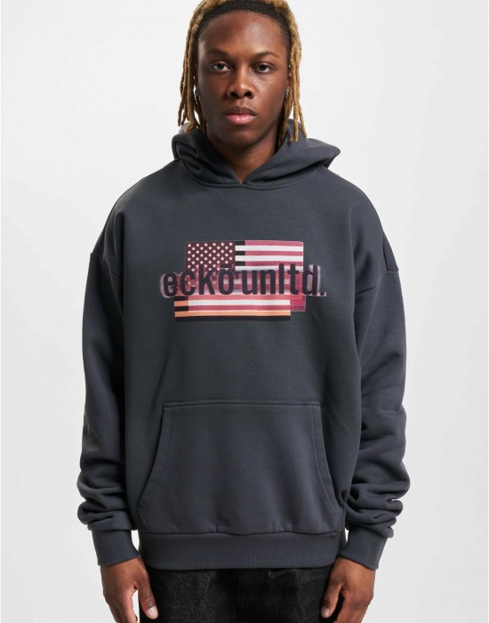 Суичър Ecko Unltd. FLAG Hoody darkgrey XXL