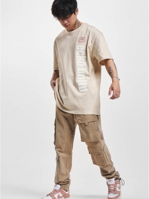Тениска Ecko Unltd. Lio T-Shirt  sand XXL