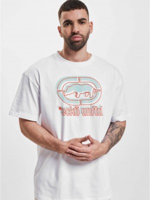 Тениска Ecko Unltd. Double T-Shirt white XXL