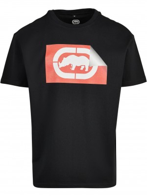 Тениска ECKOTS1144M Sticker T-Shirt black S