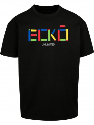 Тениска ECKOTS1151M STICKS T-Shirt black XXL